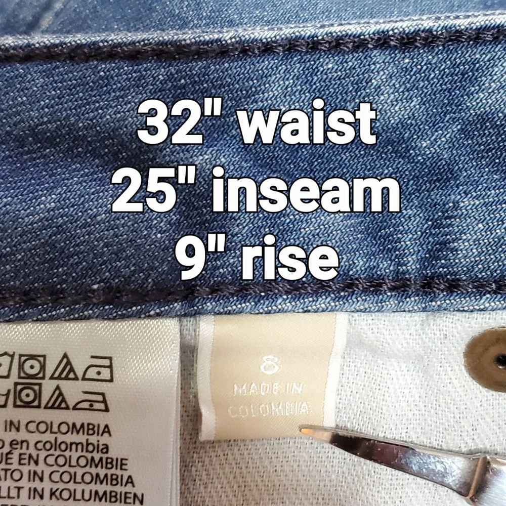 Michael Kors Elevated Basics Size 8 Kick Flare Jeans Casual Chic Ankle Capsule